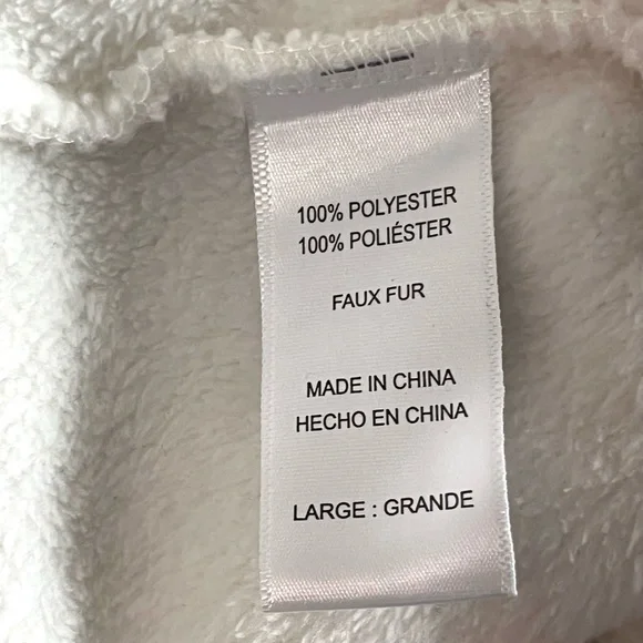 Midnight by Carole Hochman White and Brown Robe - Picture 6 of 6